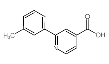 2-(间甲苯)异烟酸结构式
