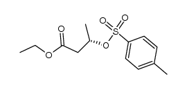 ethyl (S)-3-tosyloxy-butanoate结构式