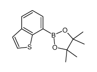 2-(1-苯并噻吩-7-基)-4,4,5,5-四甲基-1,3,2-二噁硼烷结构式