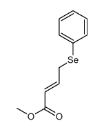methyl 4-phenylselanylbut-2-enoate结构式