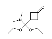 Cyclobutanecarboxamide, N,N-dimethyl-3-oxo-, diethyl acetal (6CI)结构式