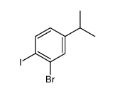 3-Bromo-4-iodoisopropylbenzene结构式