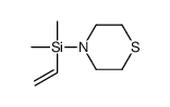 4-[Dimethyl(vinyl)silyl]thiomorpholine结构式