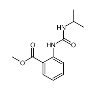 methyl 2-(propan-2-ylcarbamoylamino)benzoate结构式