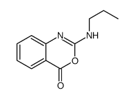 2-(propylamino)-3,1-benzoxazin-4-one结构式