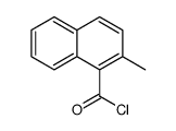 2-methylnaphthalene-1-carbonyl chloride结构式