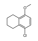 5-氯-8-甲氧基-1,2,3,4-四氢萘结构式