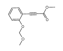 methyl 3-[2-(methoxymethoxy)phenyl]propiolate结构式