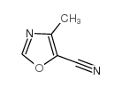 4-甲基-1,3-噁唑-5-甲腈结构式