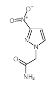 2-(3-Nitro-1H-pyrazol-1-yl)acetamide结构式