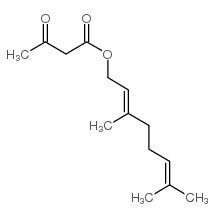 乙酰乙酸香叶酯结构式