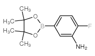 3-氨基-4-氟苯硼酸频那醇酯结构式