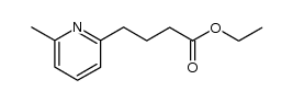 ethyl 4-(6-methylpyridin-2-yl)butanoate结构式