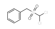Benzene,[[(dichloromethyl)sulfonyl]methyl]-结构式