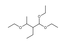 3-ethoxy-2-ethyl-butyraldehyde diethylacetal结构式