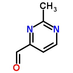2-甲基-4-醛基嘧啶结构式