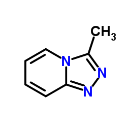 3-甲基-[1,2,4]三唑并[4,3-A]吡啶结构式