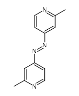 4,4'-azo-bis-(2,2'-dimethylpyridine)结构式