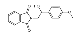 2-(2-hydroxy-2-(4-methoxy-phenyl)-ethyl)-isoindole-1,3-dione结构式