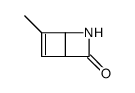 5-methyl-3-azabicyclo[2.2.0]hex-5-en-2-one结构式
