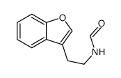 N-[2-(1-benzofuran-3-yl)ethyl]formamide结构式