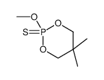 2-methoxy-5,5-dimethyl-2-sulfanylidene-1,3,2&lambda;5-dioxaphosphinane结构式