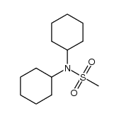 N,N-dicyclohexylmethanesulfonamide结构式