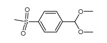 1-(1,1-dimethoxy-methyl)-4-methanesulfonyl-benzene结构式