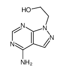 2-(4-aminopyrazolo[3,4-d]pyrimidin-1-yl)ethanol结构式