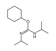 cyclohexyl N,N'-di(propan-2-yl)carbamimidate结构式