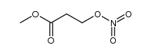 Oβ-nitro-3-hydroxypropionic acid methyl ester结构式