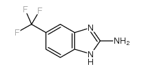 5-三氟甲基-1H-苯并咪唑-2-胺结构式