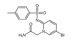 (E)-2-(5-Bromo-2-(tosylimino)pyridin-1(2H)-yl)acetamide结构式