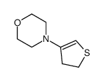 4-(2,3-dihydrothiophen-4-yl)morpholine结构式