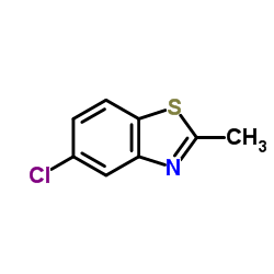 5-氯-2-甲基苯并噻唑结构式