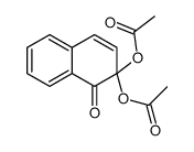 (2-acetyloxy-1-oxonaphthalen-2-yl) acetate结构式