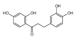 1-(2,4-dihydroxyphenyl)-3-(3,4-dihydroxyphenyl)propan-1-one结构式