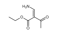 (Z)-ethyl 2-(aminomethylene)-3-oxobutanoate结构式