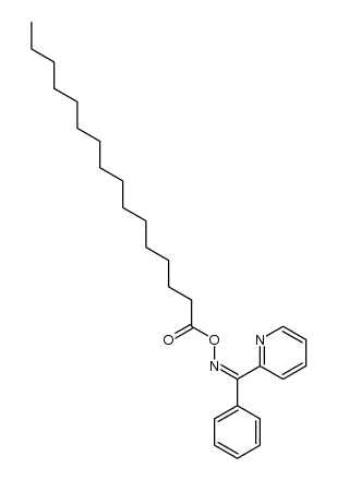 (Z)-phenyl(pyridin-2-yl)methanone O-palmitoyl oxime结构式