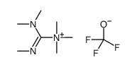 HEXAMETHYLGUANIDINIUM TRIFLUOROMETHANOLATE结构式
