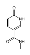 N-methyl-6-oxo-1,6-dihydropyridine-3-carboxamide结构式