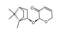 2(S)-(1-bornyloxy)-3-oxo-3,6-dihydro-2H-pyran结构式