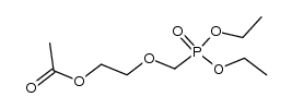 2-((diethoxyphosphoryl)methoxy)ethyl acetate结构式