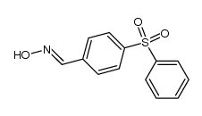 4-benzenesulfonyl-benzaldehyde-oxime结构式