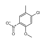 1-chloro-5-methoxy-2-methyl-4-nitrobenzene结构式