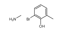 2-bromo-6-methylphenol compound with methanamine结构式