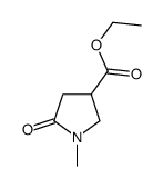 ethyl 1-methyl-5-oxopyrrolidine-3-carboxylate结构式