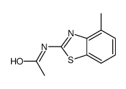 Acetamide, N-(4-methyl-2-benzothiazolyl)- (9CI)结构式