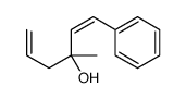 3-methyl-1-phenylhexa-1,5-dien-3-ol结构式