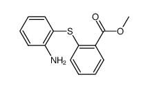 methyl 2-(2-aminophenylthio)[14C]benzoate结构式